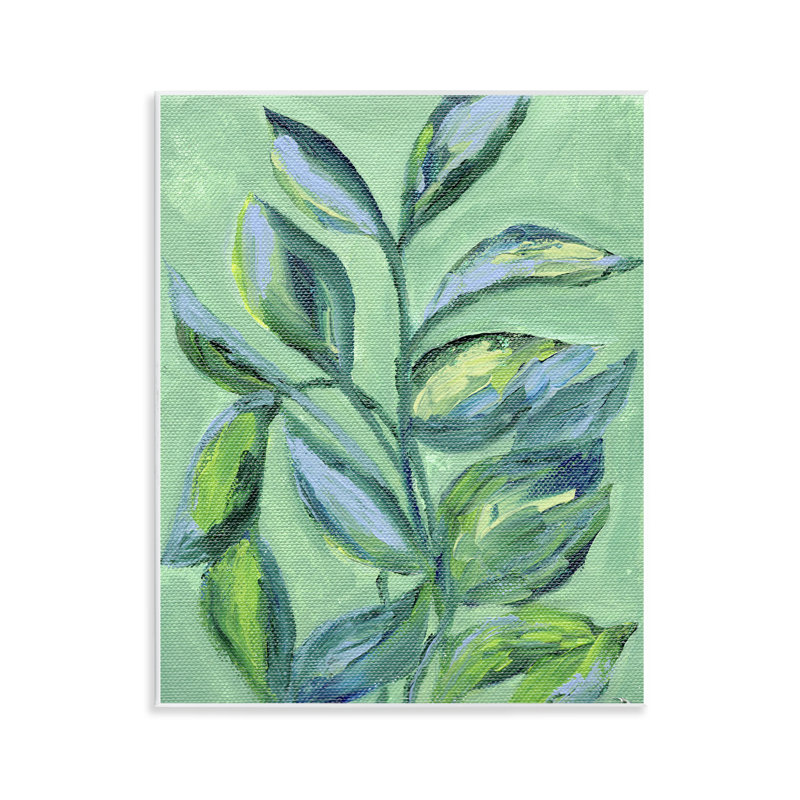 Plaque murale feuillage de plante feuillue, design par Nikita Jariwala