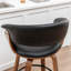 Tabourets pivotants Mid-Century rembourrés en similicuir Devlin-347477720-347477702