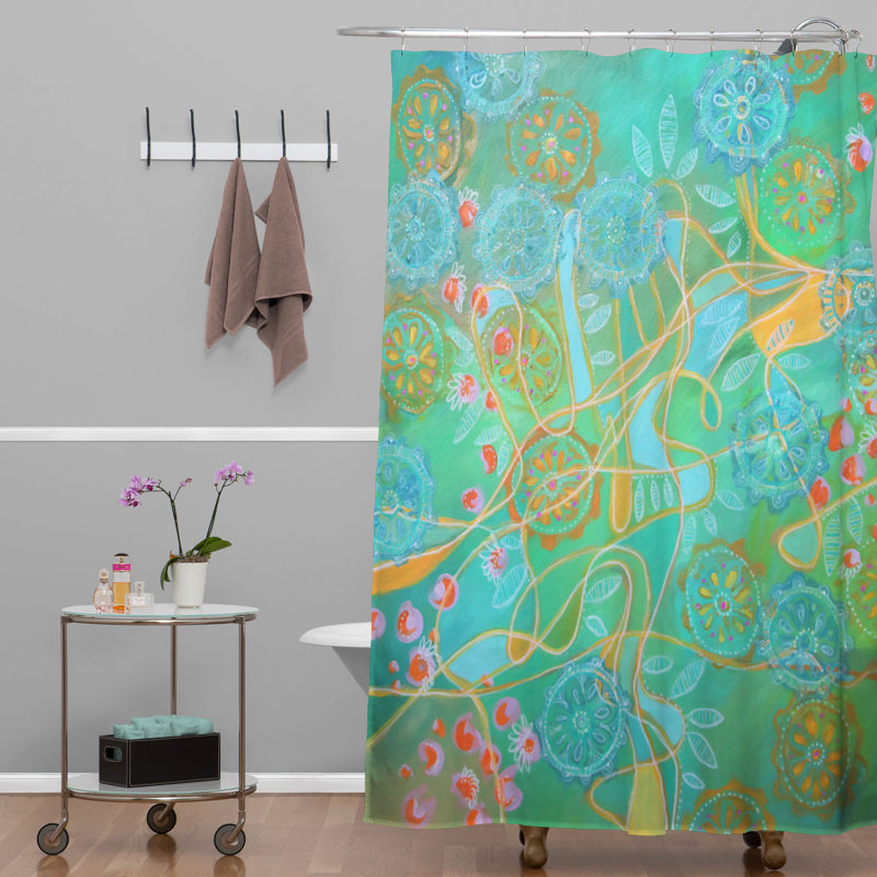 Rideau de douche simple Syden