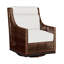 Outdoor Peninsula Gliding Wicker/Rattan Chair with Cushions-301233306-371135251-371135333