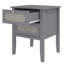 Arthen Rattan 2 Drawer Bedside Table-115334132
