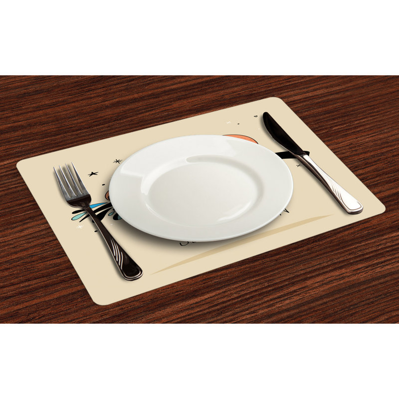 Polyester Animals/Nature Rectangle Placemat
