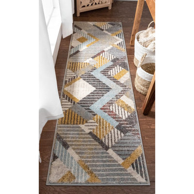 Sydney Geometric Synthetic Area Rug