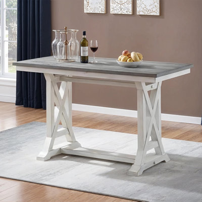 Princetown Standard or Counter Height Dining Table by Gracie Oaks