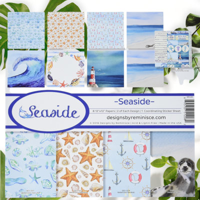 Seaside Bliss Scrapbooking Set 12x12