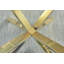 Ensemble de salle à manger rectangulaire en verre 63 po x 39 po avec chaises d'appoint en velours et base dorée-307159943-301132028