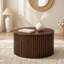 Table basse à plateau relevable VIBE HAUS, table d'appoint moderne en bois cannelé avec rangement caché pour le salon-131666324