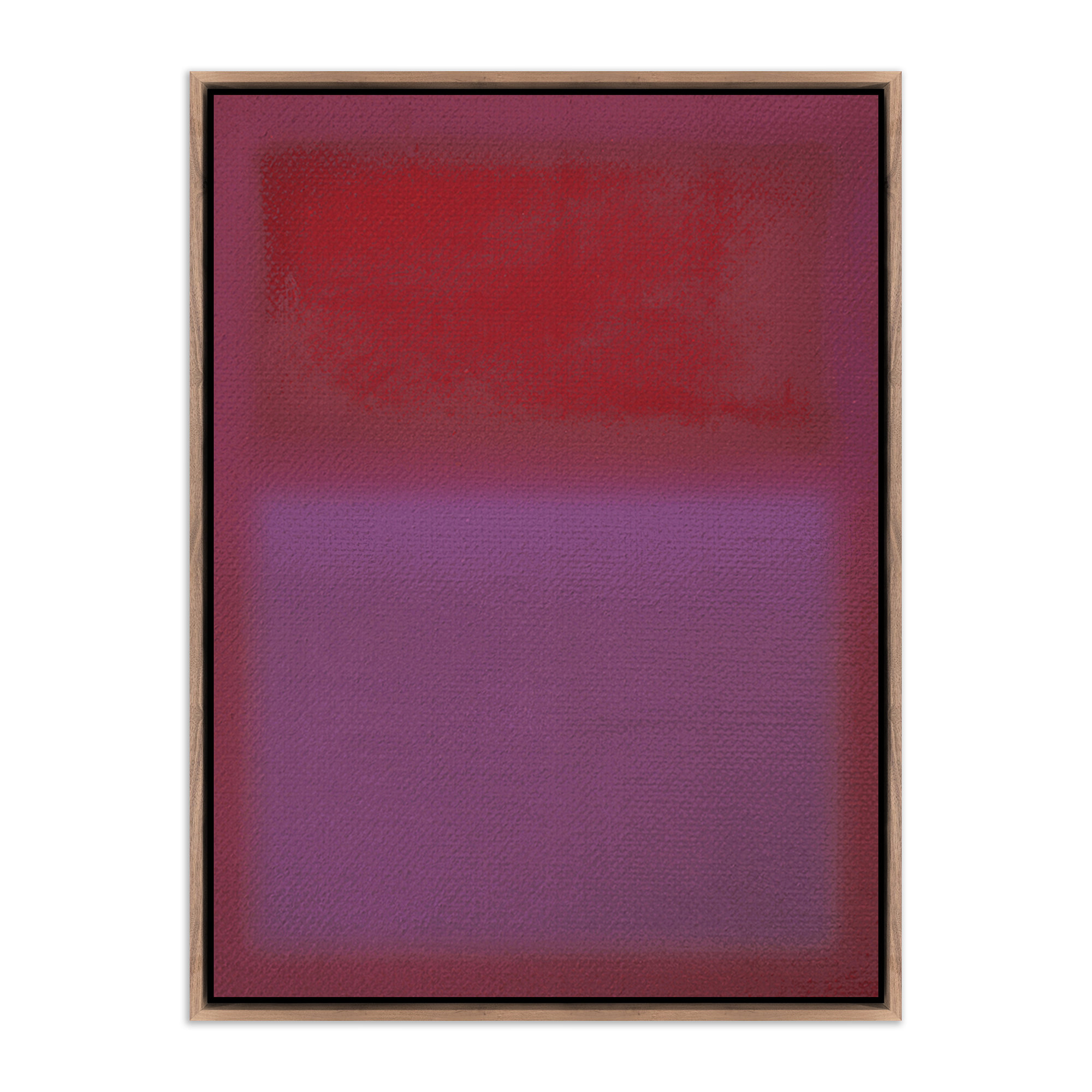 Composition Deep by Charles Stuart, Dark Brown, 24" H x 18" W x 2" D, Violet