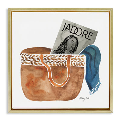 Tote & Fashion Magazine Floating Frame, design by Hillary Holt