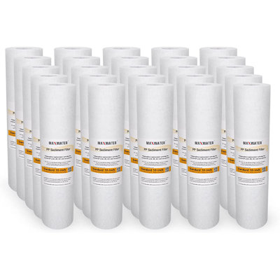 Max Water 10 inch x 2.5 inch, 5 Micron Replacement Sediment Water Filter Cartridge