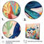 Colourful Whale Underwater Majesty - Whale Animal Wall Art-353509298-353509299