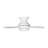 Houle Indoor Ceiling Fan with Matte White blades and Handheld Remote-2103147649