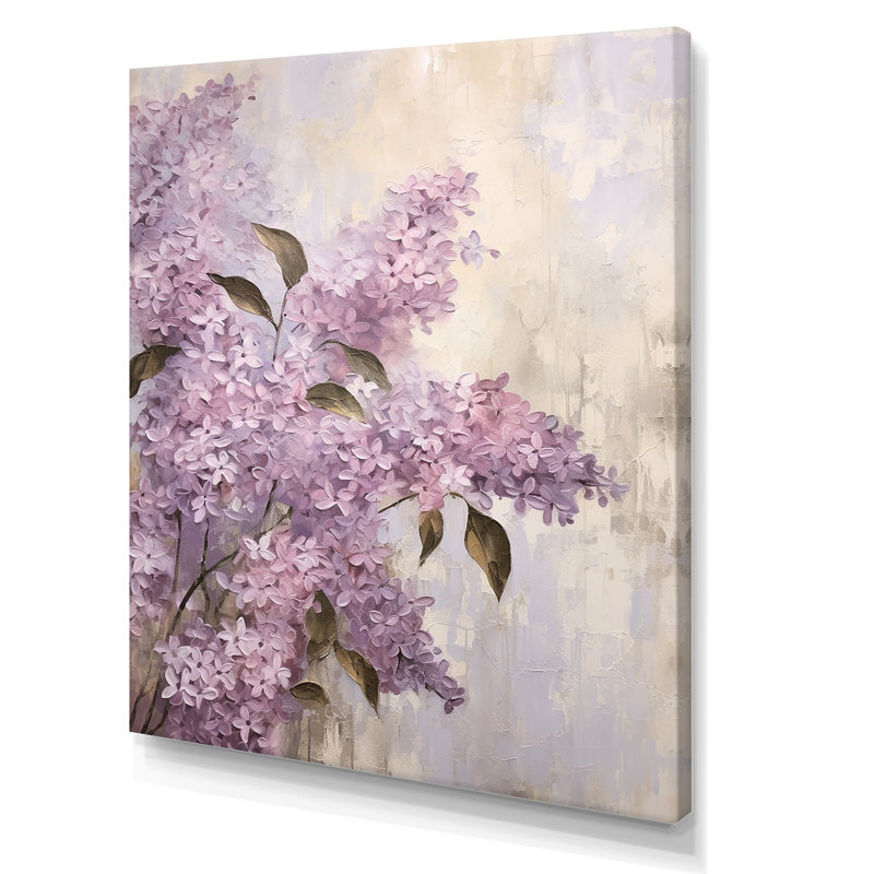 Beautiful Lilac Dreamscape III, reproduction d'art sur toile, Toile tendue, H 20 po x l 12 po x P 1 po