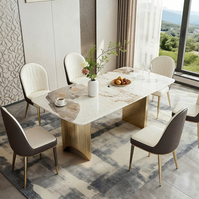Table de salle à manger en pierre frittée Luxury