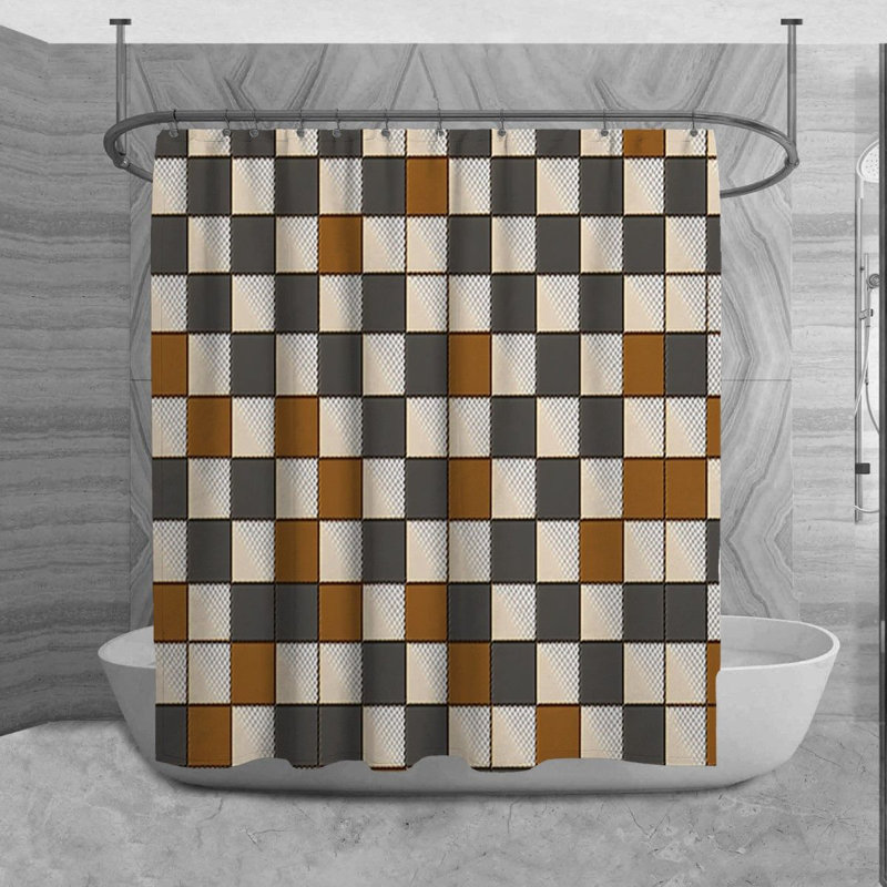 Adaon Shower Curtain, 73" H x 70" W