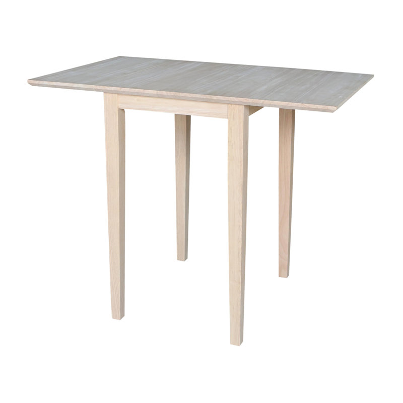 Table de salle à manger en bois massif, Beige, Gris