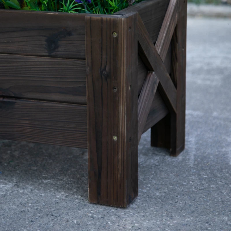Elevated Planter, Brown