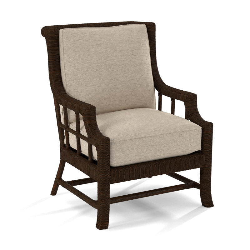 Lafayette Armchair, Stone Crypton Performance; 0884-83, Coffee