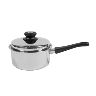 Casserole en acier inoxydable 3 pintes Saturn 300F avec couvercle