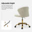 Petillo Swivel Velvet Office Task Chair with Adjustable Height and Padded Cushion-731304322