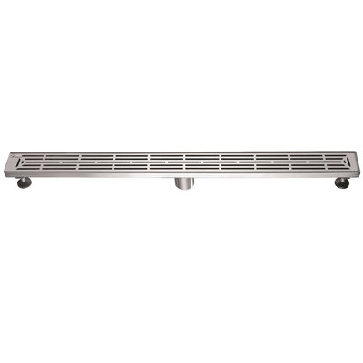 36 Inch Long Stainless Steel Linear Floor Shower Drain