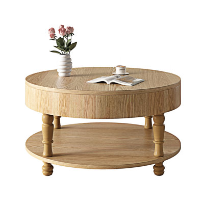 Round Coffee Table With Storage
