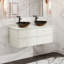 Meuble-lavabo mural de 48 pouces avec lavabo et robinetterie-811015021