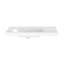 Lavabos rectangulaires pour lavabo de salle de bain de 36 pouces, lavabos de salle de bain rectangulaires modernes, lavabos de salle de bain en céramique de porcelaine. Blanc, l 36 po x P 20 po - Lavabo seulement!