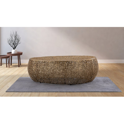 Table basse ovale