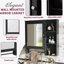 Armoire de rangement murale de salle de bain, armoires à pharmacie avec grande porte miroir-480185503