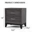 Mobilier de chambre à coucher deux tiroirs deux pièces-1840995498