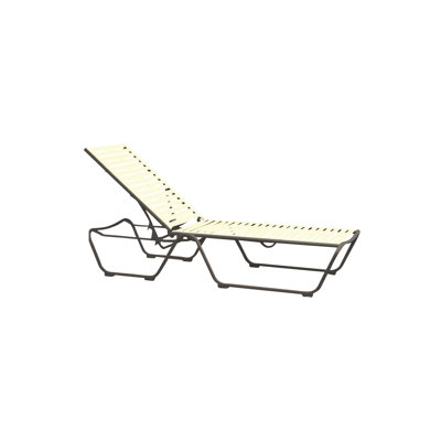 Millennia EZ Span™ 82.5" Long Reclining Single Chaise Lounge by Tropitone