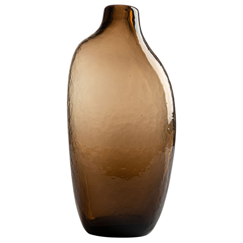Organic Shape Vase, Brown