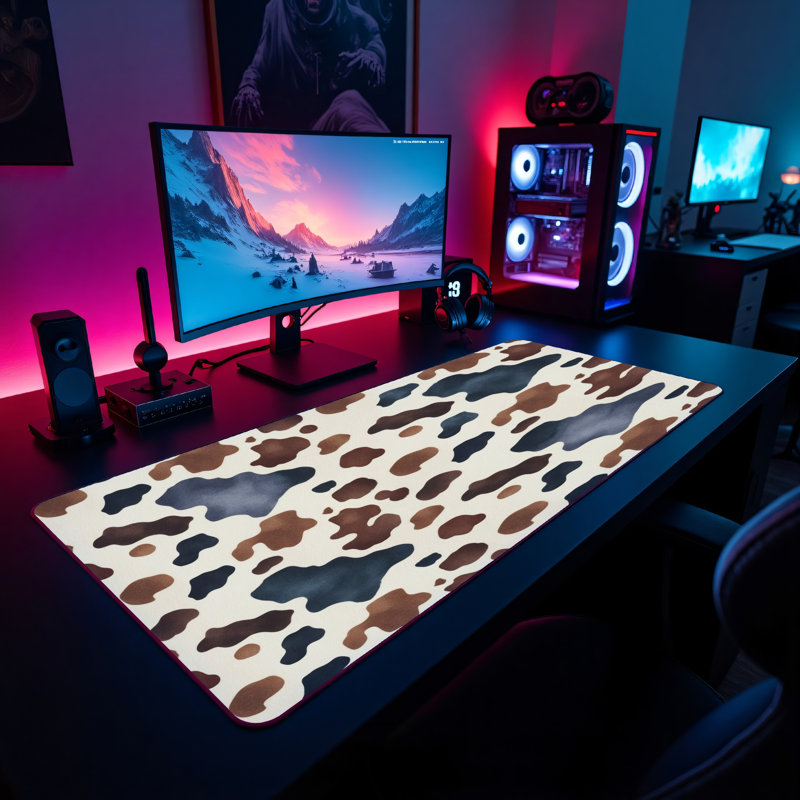 Polyester Desk Pad, 14.4x12.1