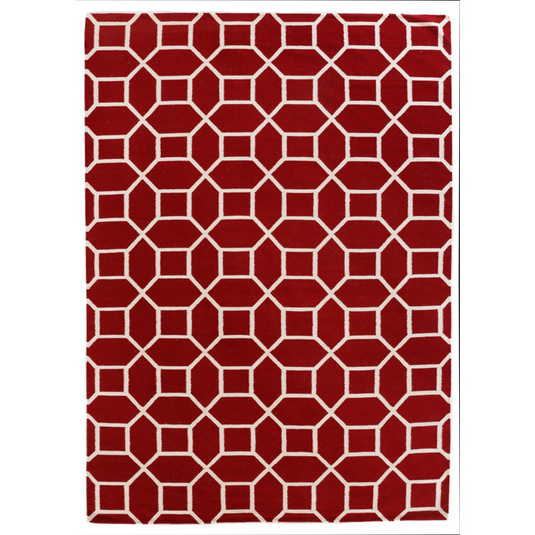 Wool Geometric Area Rug