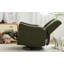 Fauteuil inclinable pivotant à bascule de 75 cm de large, avec dossier à oreilles, fauteuil à bascule, chaise berçante pour chambre d'enfant-314589066