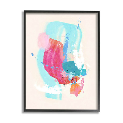 Art abstrait giclée encadrée par Suzanne Nicoll