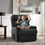 Fauteuil de massage en faux cuir