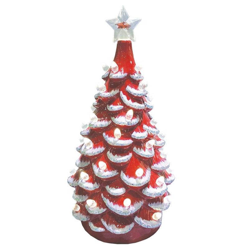 Arbre en céramique NCAA College Spirit, Razorbacks d'Arkansas