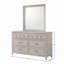 Commode 6 tiroirs grise