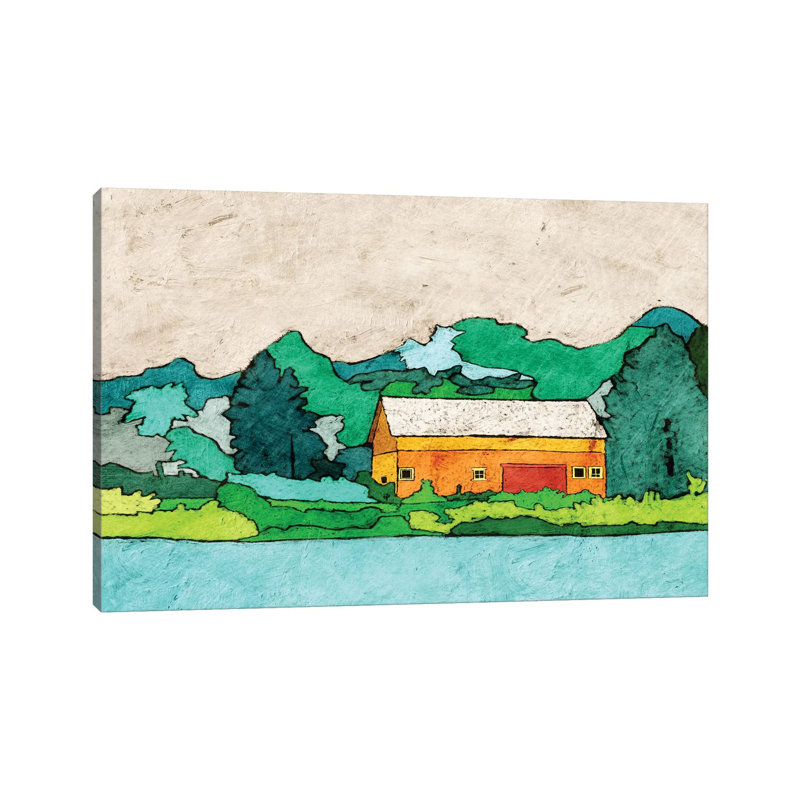 Lake Side by Ynon Mabat - Wrapped Canvas Gallery-Wrapped Canvas Giclée