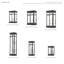 Lanterne murale d'extérieur à 2 ampoules Swann-55279410-55279421