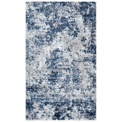 Tapis abstrait Emigsville Performance Performance