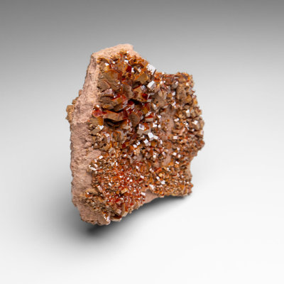 Vanadinite Crystal Cluster On Matrix From Morocco (2 Lbs)