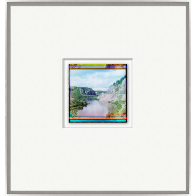 «Solarized Color Photos 12» - Photographie encadrée sur papier