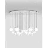 Oto Suspension Cha Smoky Striped Satin Nickel G9 Ul