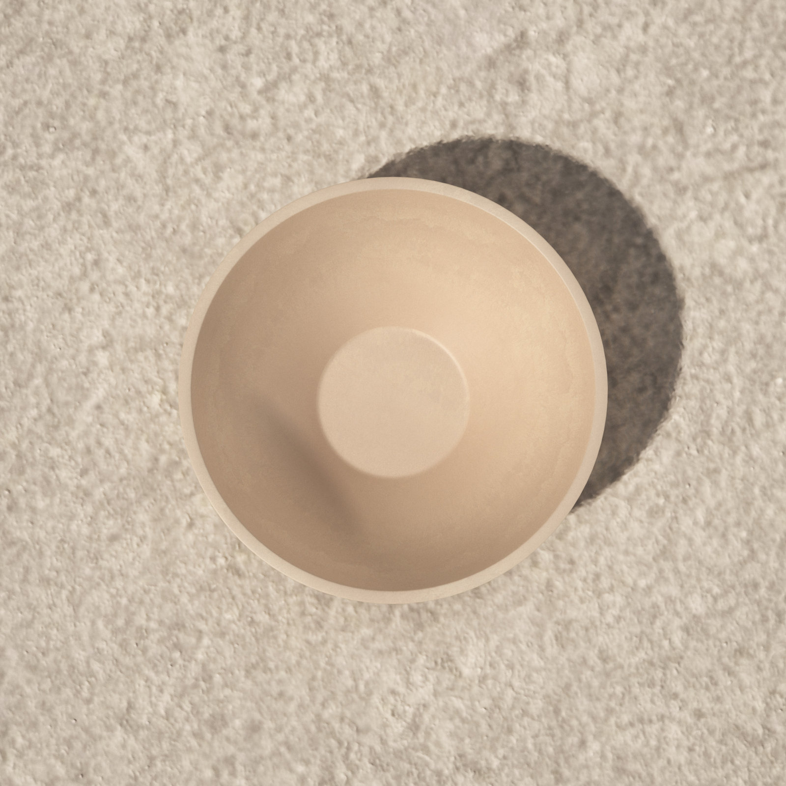 Haven Pot Planter, Beige, 3" H x 8" W x 8" D
