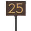 Floating 1-Line Lawn Address Sign-669038509-669038354-659383323
