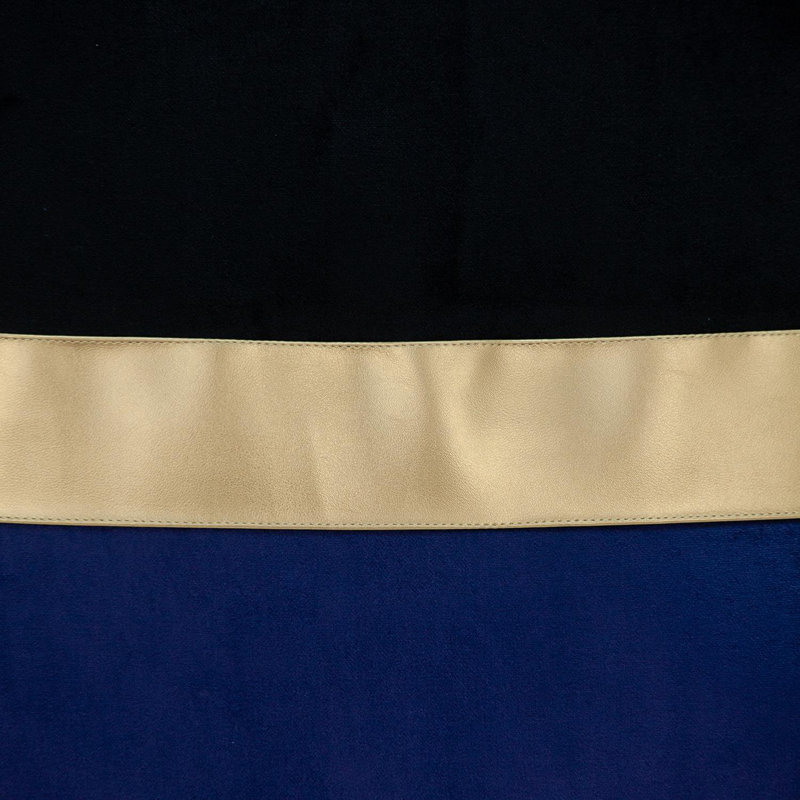 Parkland Collection Myra Transitional Blue Throw Pillow, Black/Blue