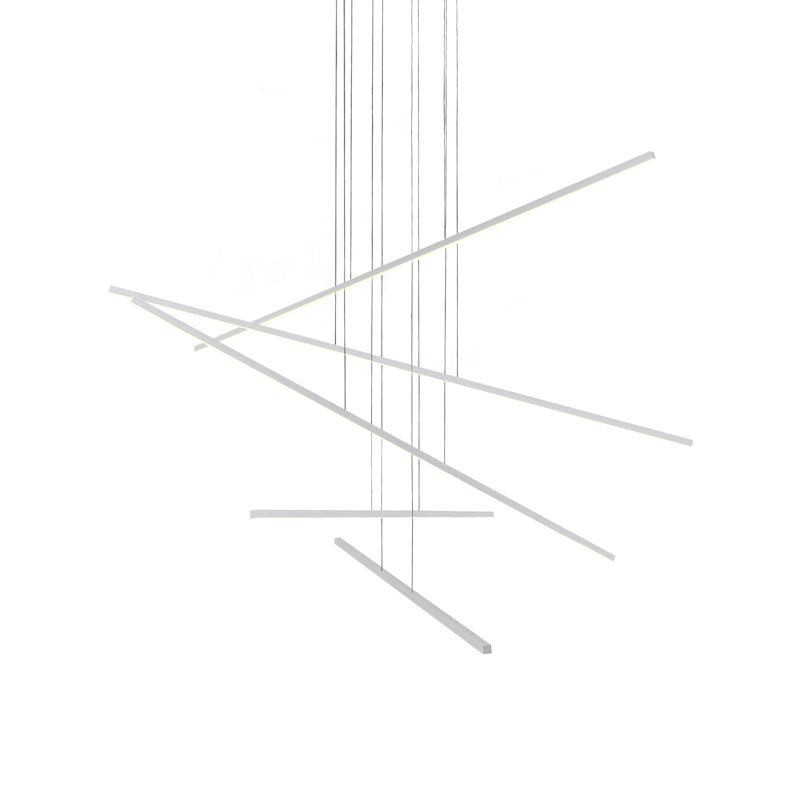 Vega 5 - Light LED Pendant, Brushed Nickel